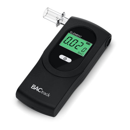 BACtrack Element Breathalyzer lying down